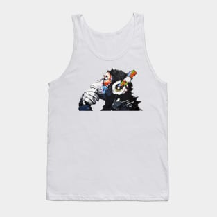 Banksy Music Monkey Tank Top